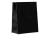 SACOLA PRETA N25 21x10x25CM (ALÇA CORDÃO) PACOTE C/10