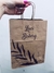 SACOLA KRAFT 13,5X8X16CM PACOTE COM 35 PERSONALIZADAS