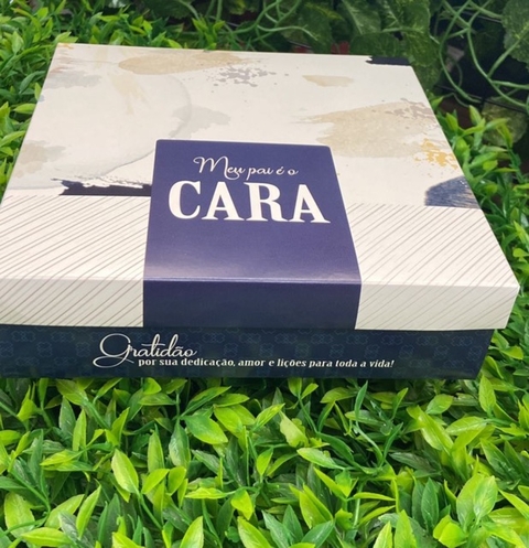 CAIXA 17,5X17,5X5CM MEU PAI E O CARA PA13 UNID.