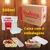 KIT POTE E TAMPA RETANGULAR 500ML CAIXA COM 144 (06X24) (PRAFESTA)