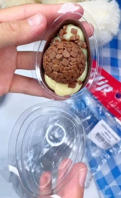 BLISTER PARA OVO 50GR PCTE COM 10