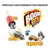 Auto con lanzador boom city doble chico - Wabro 40041 - comprar online