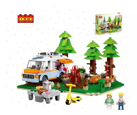 Bloques COGO Camping x594 PCS (ZY1653040)
