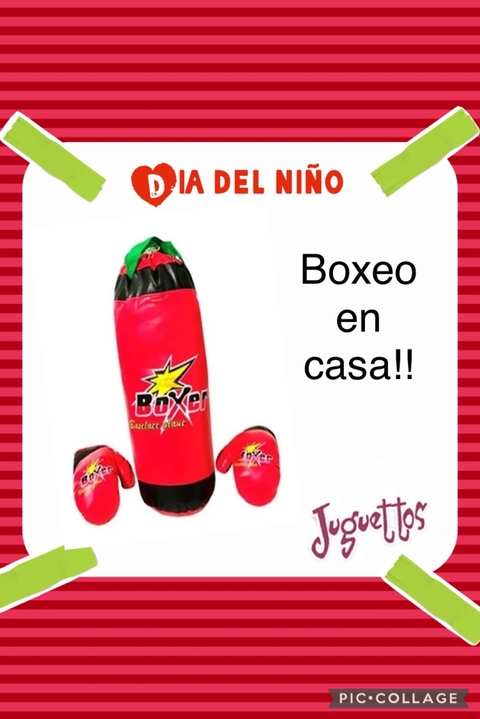 Bolsa de boxeo Juguetech -sin guantes- (5847)