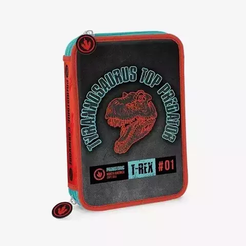 Cartuchera de 2 pisos T-Rex - (8202-02)