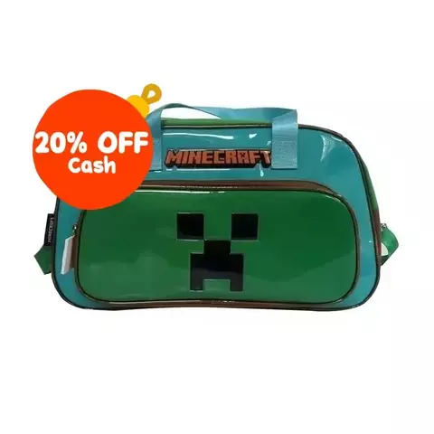 Bolso grande con bolsillos Minecraft - (MI180)
