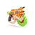 Pistola Dardos x-shot Insanity Horrorfire x8 (36730) - comprar online