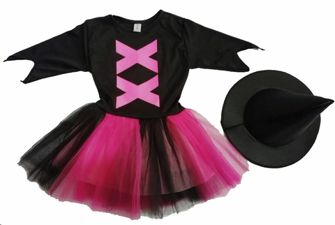 Disfraz Halloween Bruja con gorro - (022756)
