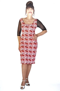 Vestido Gales Estampado