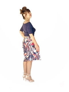 Falda Montreal estampada en internet