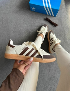 Adidas Samba Nude e Marrom