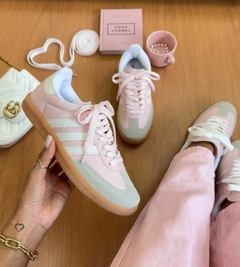 Adidas Samba Rosa e Branco
