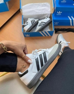 Adidas Samba Tradicional Branco e Preto