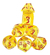 Set X7 Dados Rol Glitter - Dungeons And Dragons Dice - comprar online