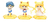 Pack X3 Sailor Moon Figuras - comprar online