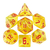 Set X7 Dados Rol Glitter - Dungeons And Dragons Dice