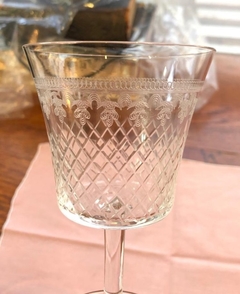 Juego de 6 copas con botellón de cristal - tienda online