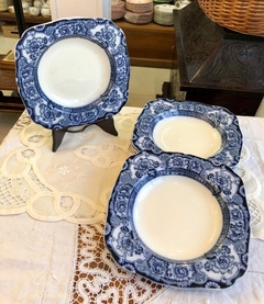 Juego de 6 platos hondos ingleses Davenport Tunstall
