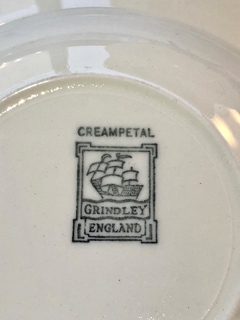 Juego de 6 platos hondos Grindley Creampetal England - Silvina Antiguedades