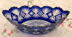 Jardinera de cristal checoslovaco - comprar online