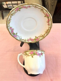 Dúos de café de porcelana Limoges U.C. France - comprar online