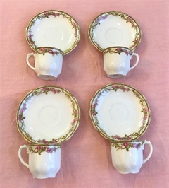 Dúos de café de porcelana Limoges U.C. France - tienda online