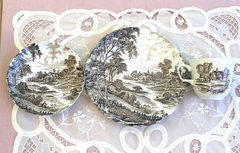 Trios de té Ridgway Ironstone England paisaje en internet