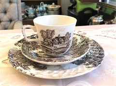 Trios de té Ridgway Ironstone England paisaje - comprar online