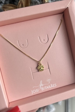 Cordão pingente Pet banhado em ouro 18k - comprar online