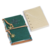 Caderno de Viagem Couro Capa Macia - Diário Retrô - verde + REFIL