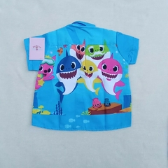 blusa infantil social Baby Shark blusão na internet