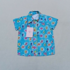 blusa infantil social Baby Shark blusão tubarões - comprar online