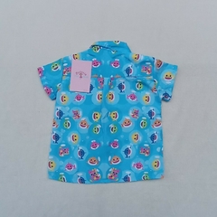 blusa infantil social Baby Shark blusão tubarões na internet