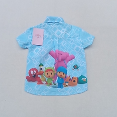 Blusa infantil Pocoyo social Blusao festa na internet