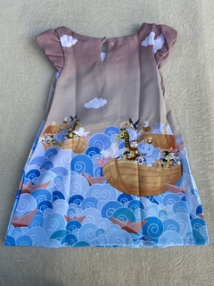 Vestido Arca de noé infantil trapezio festa - comprar online