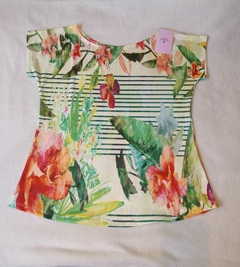 Blusa infantil tropical floral festa - buy online