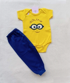 BODY MINIONS MEU MALVADO FAVORITO COM CALÇA mesversario presente