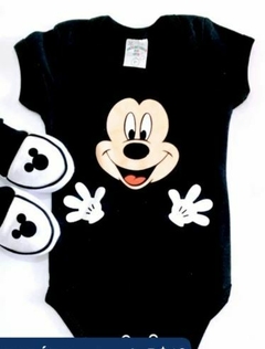 body mickey mouse mesversario infantil bebe