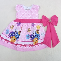 Vestido Bolofofos Pérola infantil bolofofo festa na internet