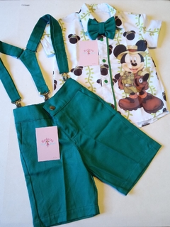 Conjunto Mickey Safari - Conjunto Completo Social