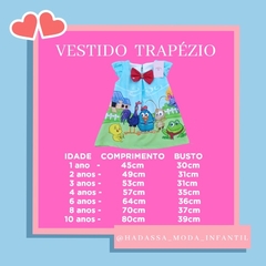 Vestido skye patrulha canina infantil trapezio babado na internet