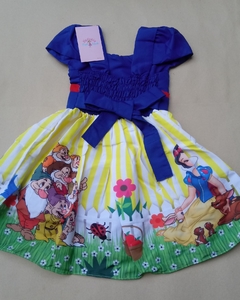 Vestido Branca de Neve infantil Festa casual - comprar online