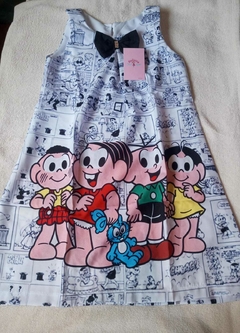 Vestido Turma da Mônica Trapézio Gibi infantil - comprar online