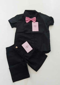 Conjunto Infantil social preto com gravata Festa Temática - buy online