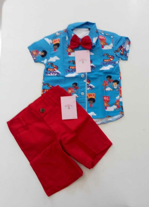 Conjunto Infantil 3 Palavrinhas festa temática - comprar online