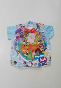 * Blusa infantil Mundo Bita social Blusao festa com gravata abobora - buy online