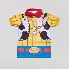 Camisa Polo Xerife Woody Toy Story