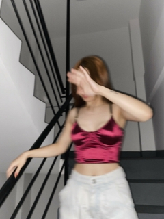Bustier Satén Vino en internet