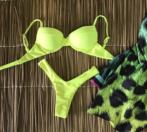 Meia Taça Ana Amarelo Neon