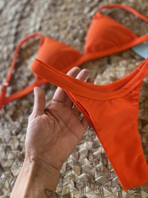 Calcinha Basic Laranja - comprar online